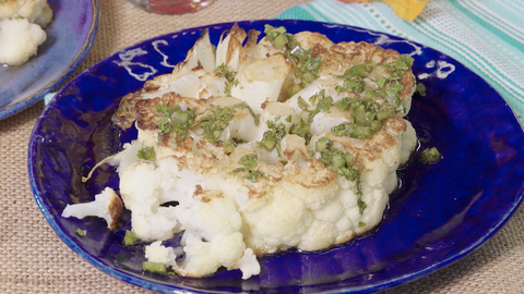 preview for These Cauliflower Steaks Make a Hearty Vegetarian Main Dish