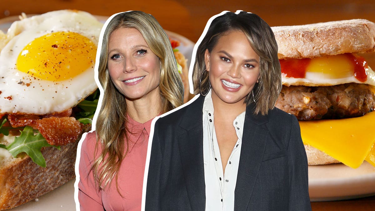 preview for Chrissy Teigen Vs. Gwyneth Paltrow: Breakfast Sandwiches