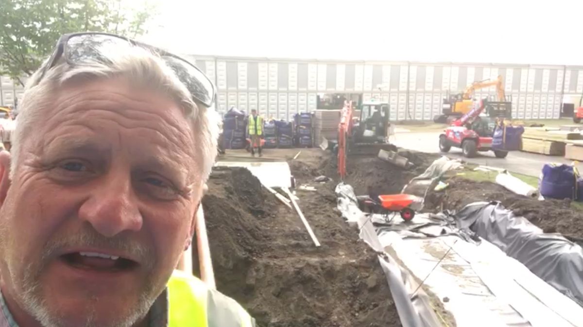 preview for Chelsea Flower Show 2019: Welcome to Yorkshire garden build begins