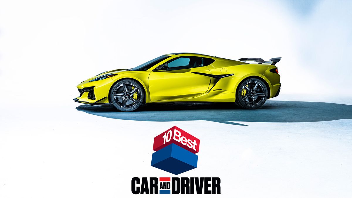 preview for 2023 Chevrolet Corvette: Car and Driver 10Best