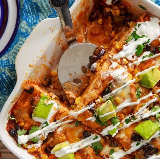 preview for This Chicken Enchilada Casserole Is Filled With All Your Tex Mex Faves