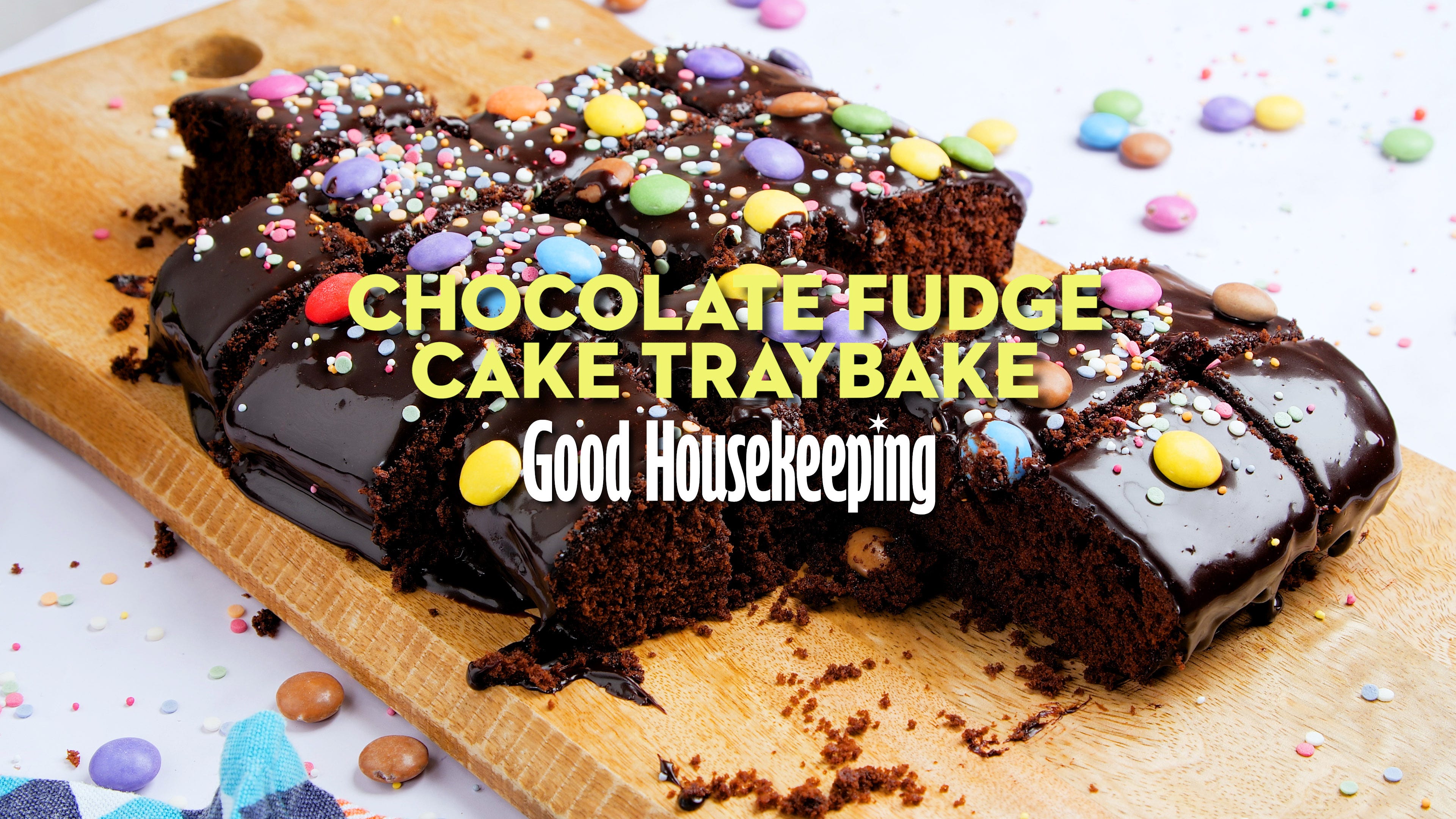 Chocolate Fudge Tray Bake