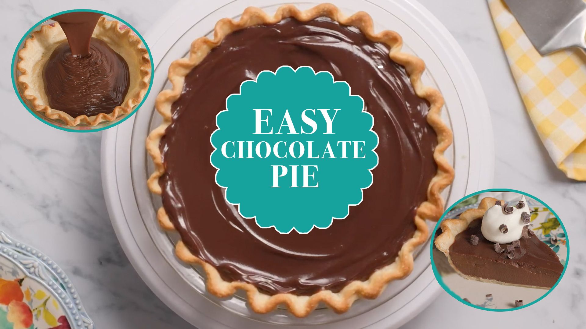 Easy chocolate deals pie