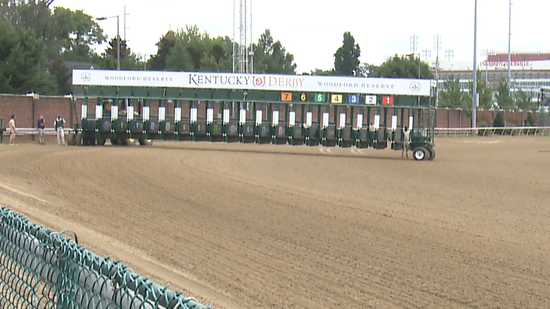 New starting gate for this year's Kentucky Derby