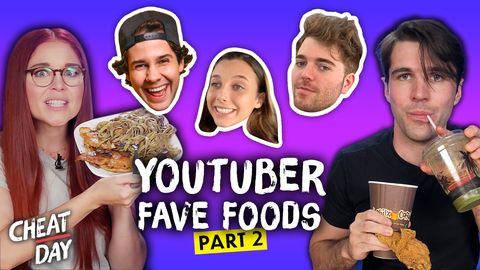 preview for Trying YouTubers’ Favorite Foods PART 2 - Shane Dawson, David Dobrik, Jake Paul & More