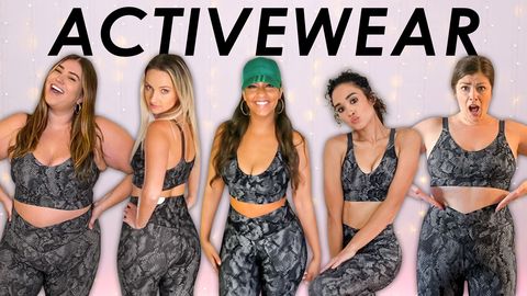 preview for 5 Women Try The Same Athletic Wear!