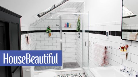 preview for Five Ways to Transform Your Bathroom Without Using Any Tools | House Beautiful + 3M