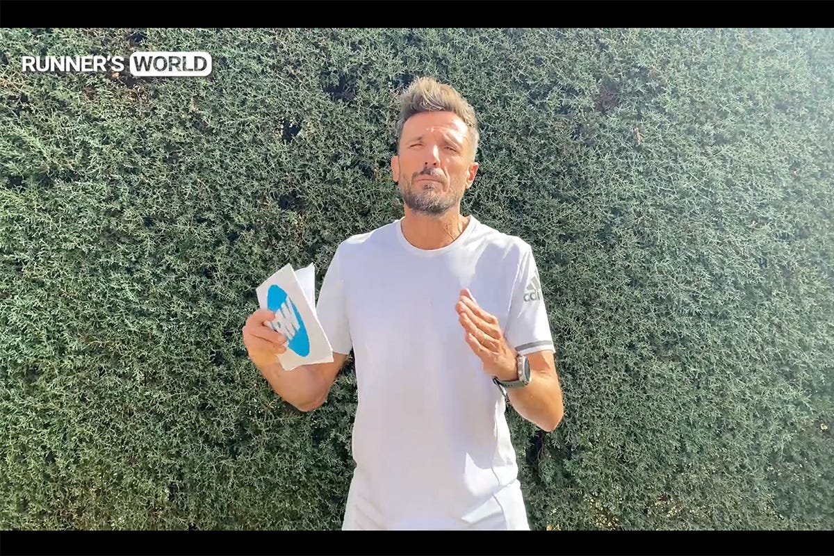 chema martínez dando un consejo para evitar la fascia plantar
