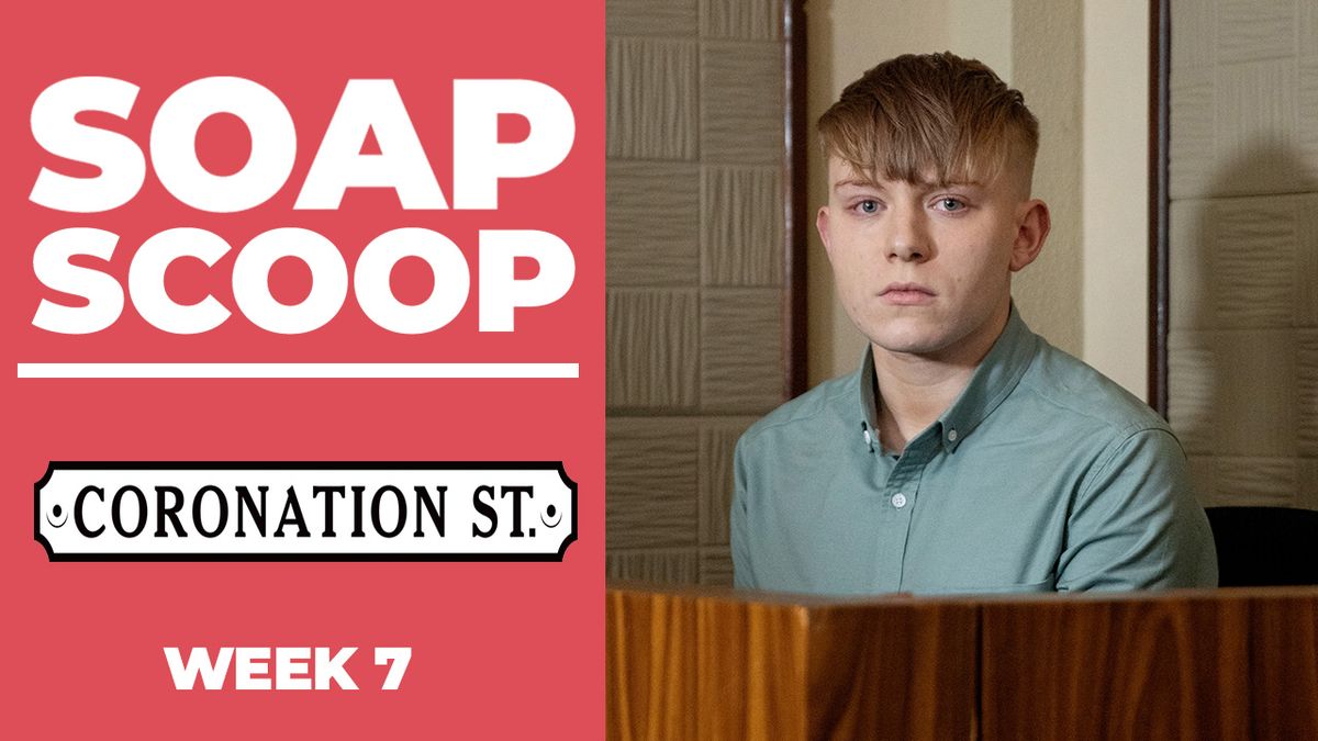 preview for Coronation Street Soap Scoop! Max's sentence is revealed