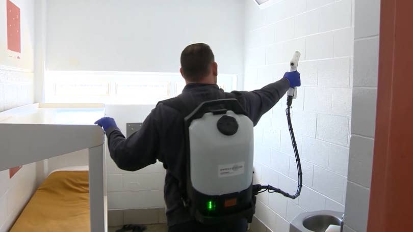 Coronavirus Concerns Intensify Cleaning Disinfecting Efforts Inside Mass Jail Coronavirus Concerns Intensify Cleaning Disinfecting Efforts Inside Mass Jail