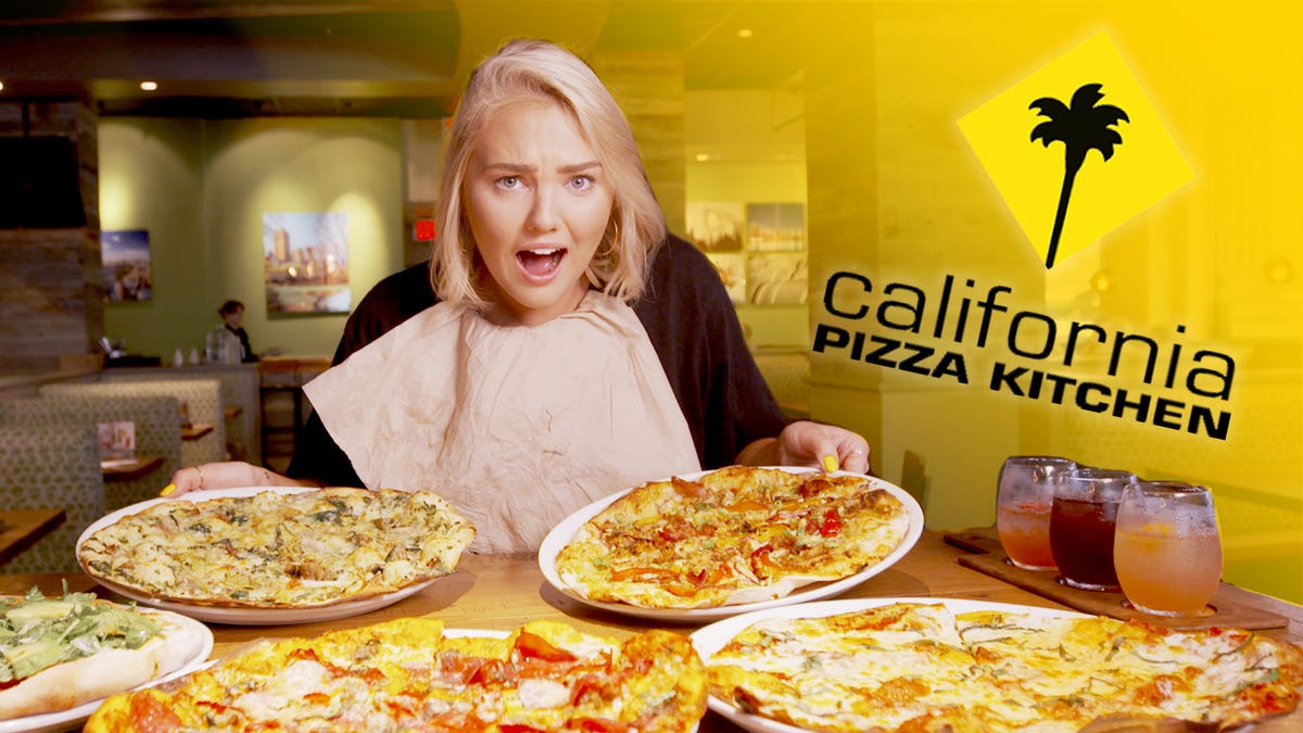 preview for Julia Tries All Of The Pizzas From California Pizza Kitchen