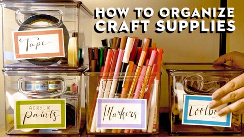 preview for We Make A Perfectly Organized Crafting Corner | Organize With Me
