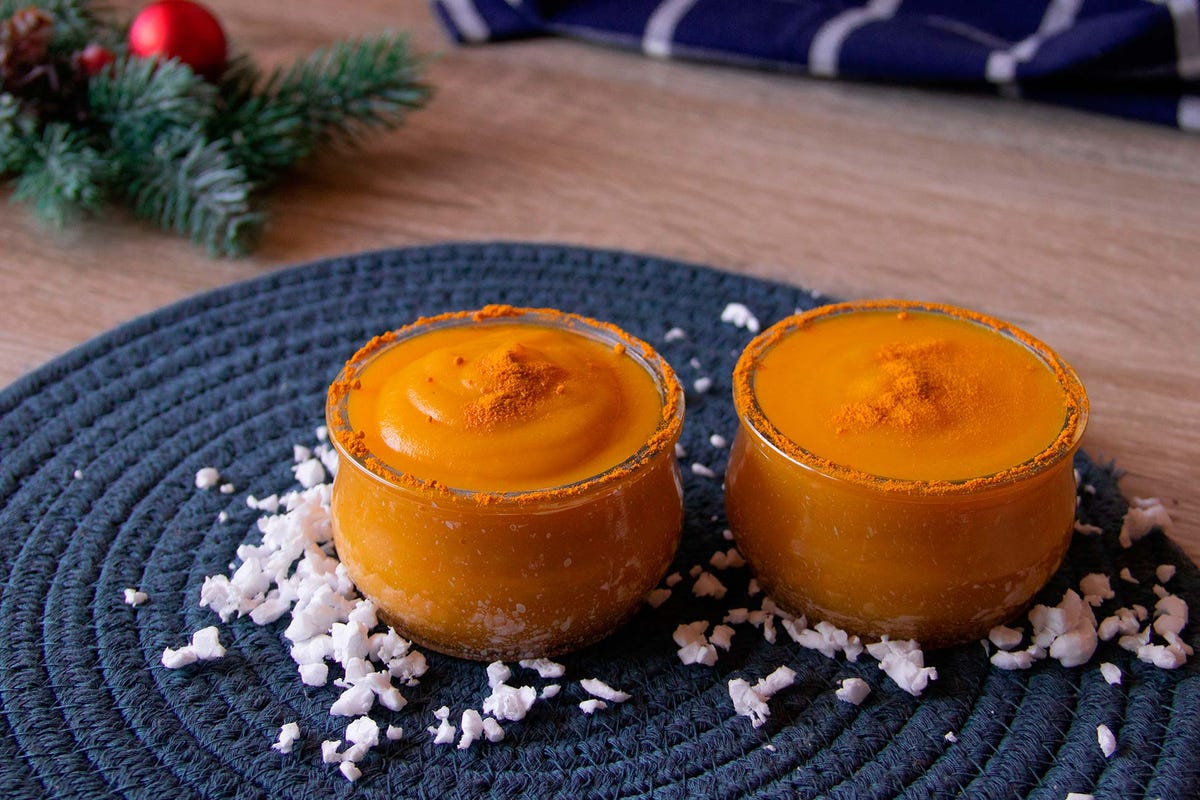 crema de calabaza y zanahoria sin sal