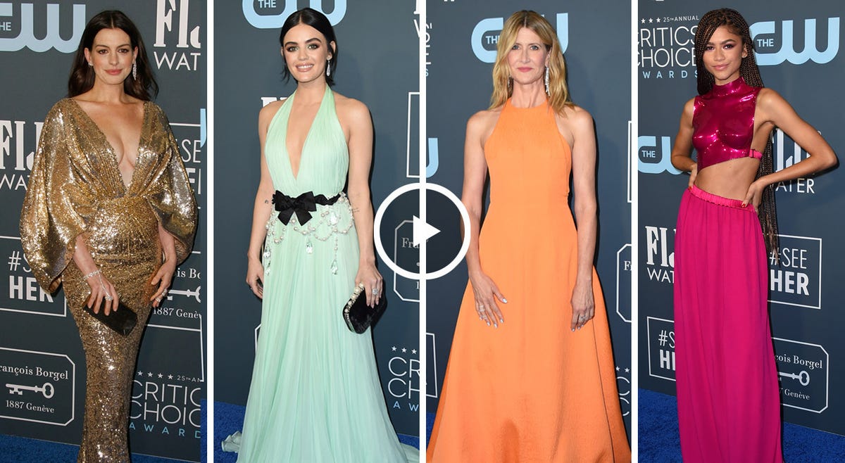 Moda fiesta, vestido naranja, vestido amarillo, vestido largo invitada, Photocall Critics Choice Awards 2020
Charlize Theron , Nicole Kidman , Jennifer Lopez , Lupita Nyongo, Renee Zellweger , Anne Hathaway, Olivia Wilde and Jason Sudeikis , Laura Dern , Cynthia Erivo , Kristen Bell , Awkwafina , Kate Beckinsale , Zendaya , Ava DuVernay and Harvey Keitel poses, Lucy Hale
