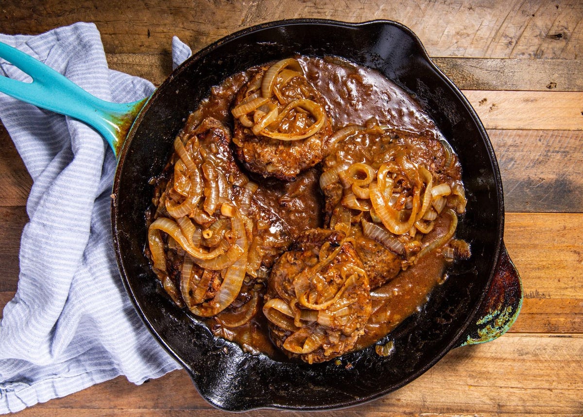 Cube Steak with Onion Gravy Recipe, Food Network Kitchen