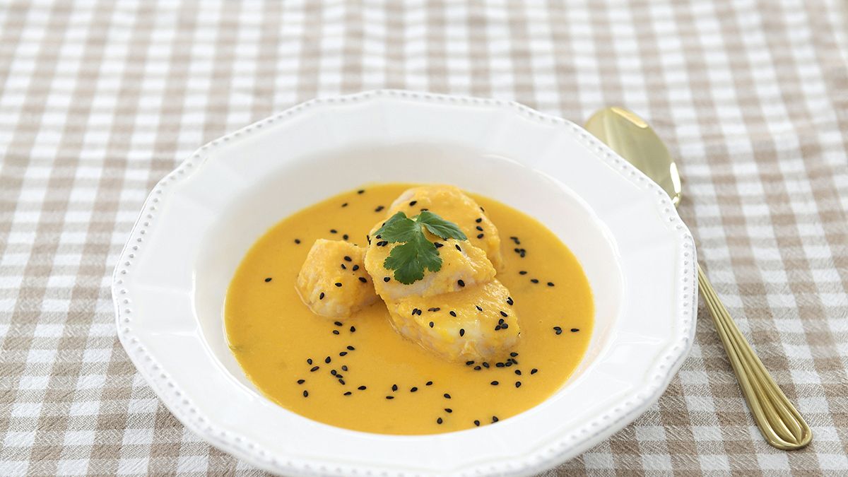 preview for Curry amarillo de merluza, receta de Mar Orozco