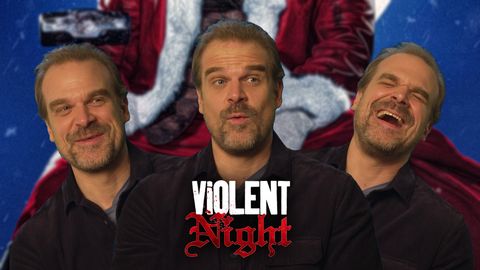 preview for David Harbour wants a Santa cinematic universe with "sexy daddies" like Oscar Isaac and Pedro Pascal