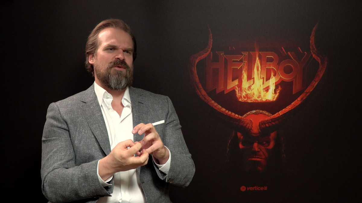 preview for 'Hellboy': Entrevista con David Harbour