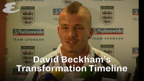 preview for David Beckham's Transformation Timeline