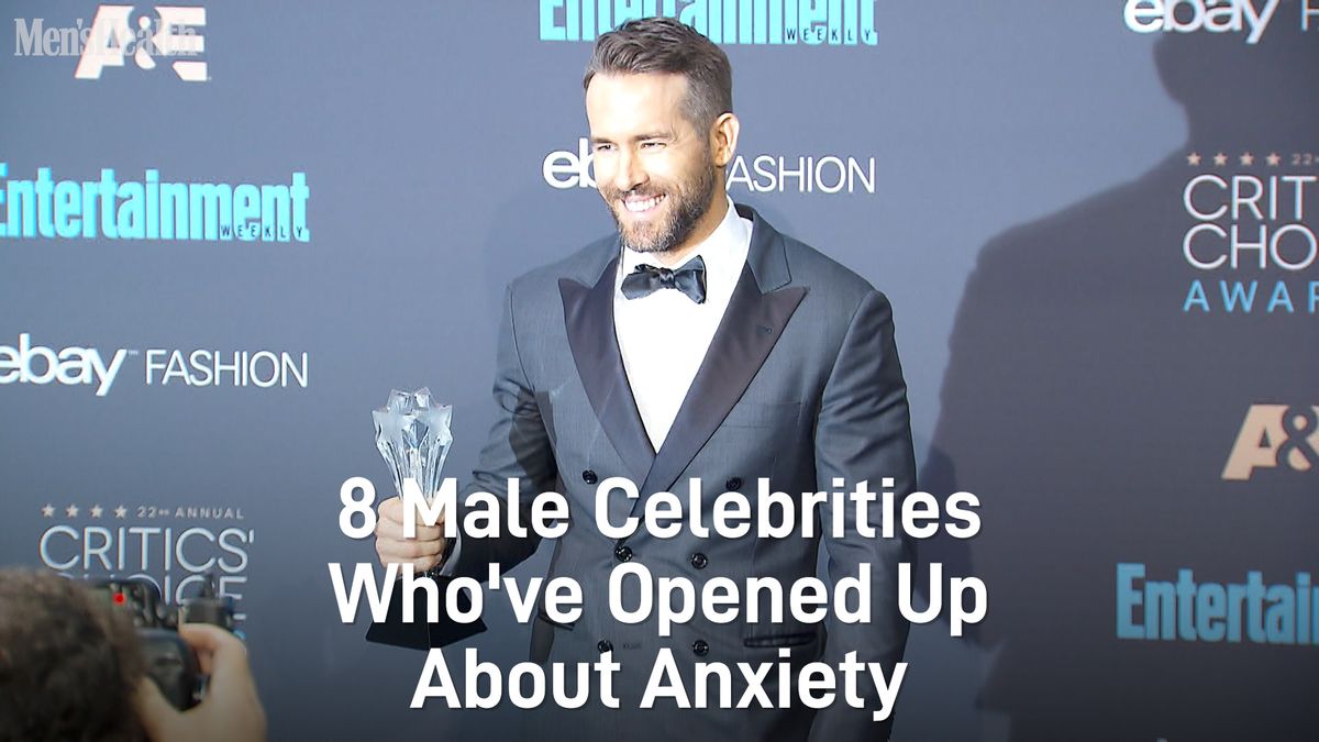 preview for 8 male celebrities who've opened up about anxiety