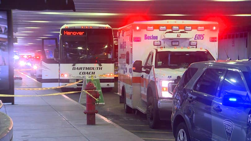 Man struck, killed by bus outside Boston Logan Airport terminal Man struck, killed by bus outside Boston Logan Airport terminal
