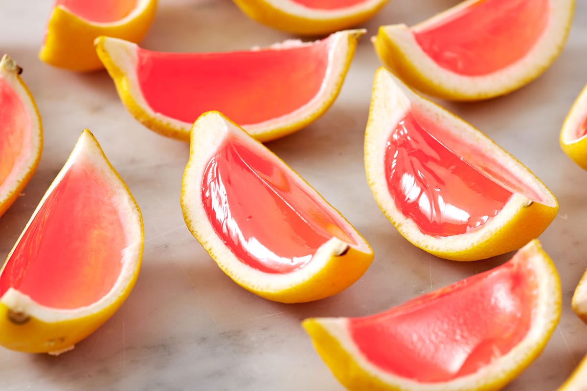 Pink Lemonade Jello Shots - A Beautiful Mess