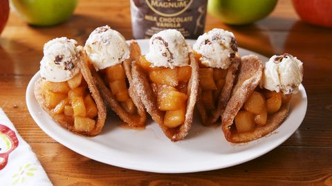 preview for Everything About These Apple Pie Tacos Is INSANE