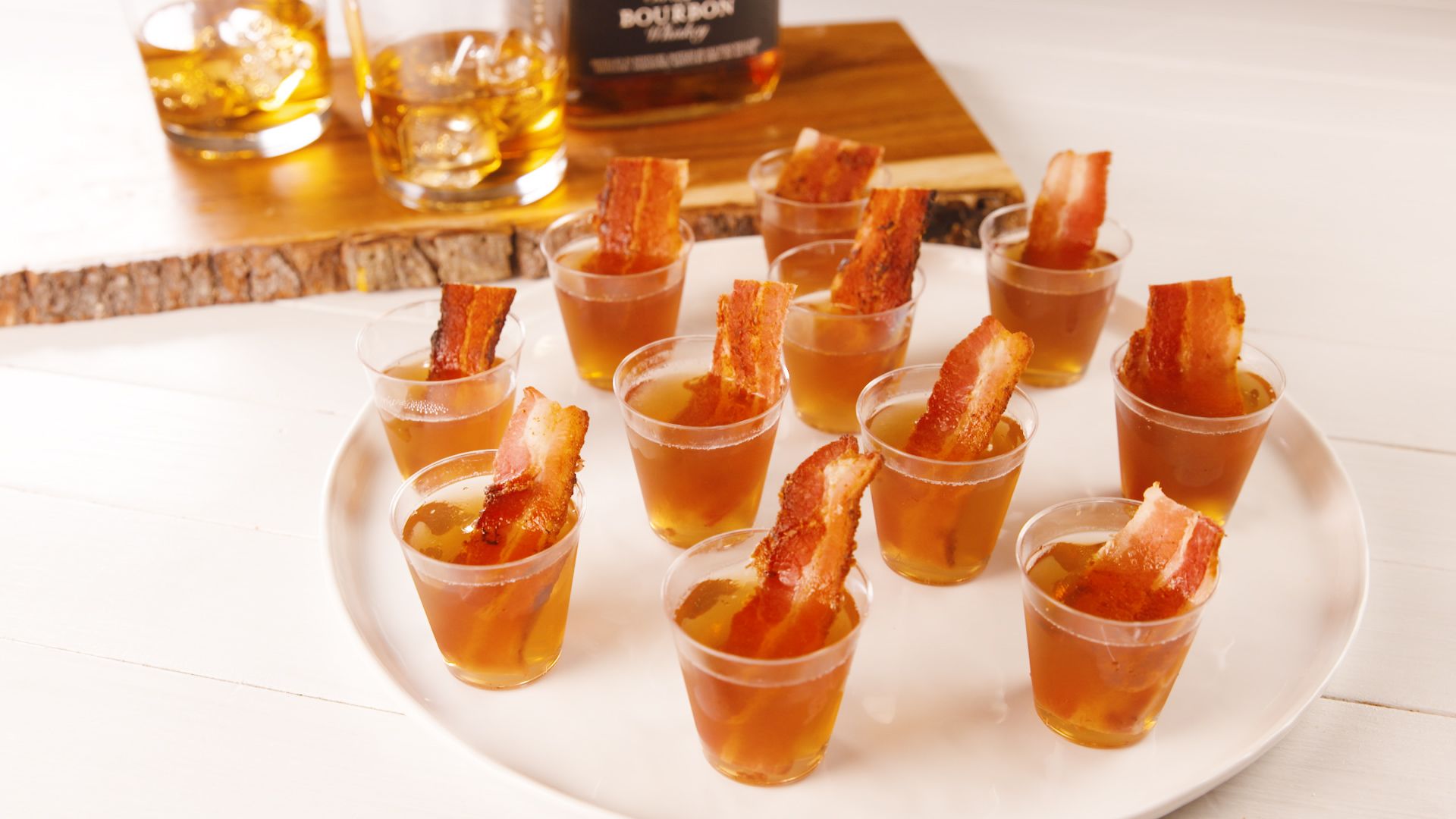 Best Bacon Bourbon Jell-O Shots Recipe - How To Make Bacon Bourbon Jell-O  Shots