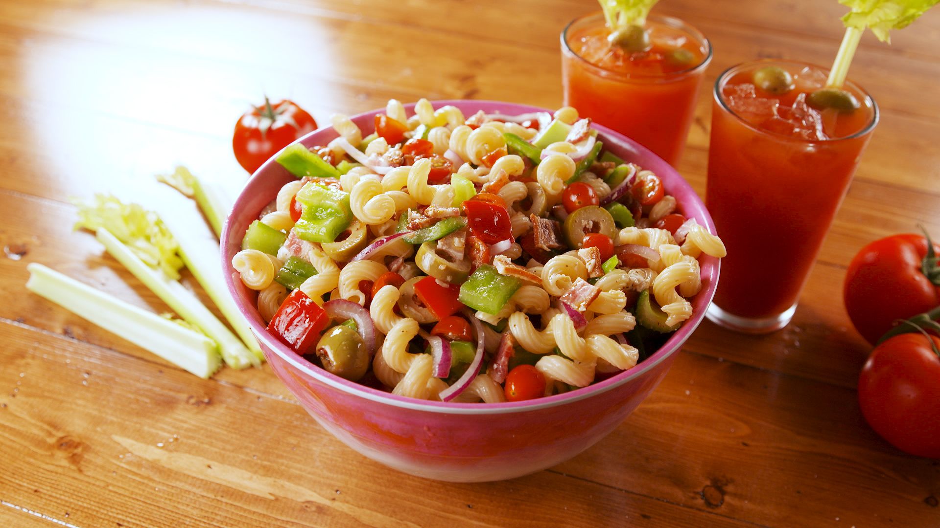 Best Bloody Mary Pasta Salad Recipe — How To Make Bloody Mary Pasta Salad