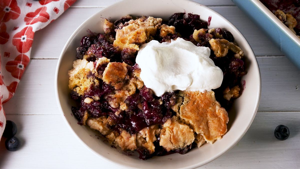 preview for Blueberry Dump Cake Satisfies Every Sweet Tooth