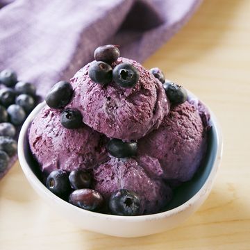 blueberry no churn ice cream
