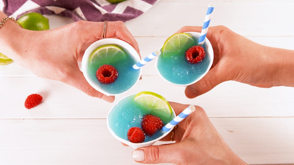 Food coloring, Hand, Food, Cocktail garnish, Finger, Drink, Nail, Fruit, Food additive, Play, 