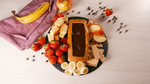 Pound Cake Chocolate Fondue - Delish.com