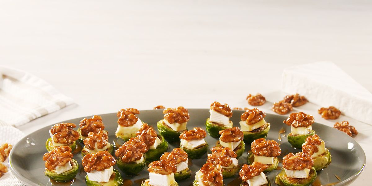 California Walnuts Brie Brussels Sprout Bites - How to Make California ...