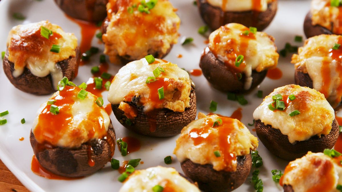 preview for Buffalo Stuffed Mushrooms