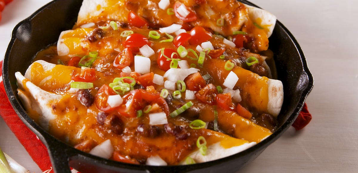 Video player poster image preview for Chili Cheese Dog Enchiladas Are A Mashup Made In Heaven