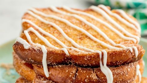 preview for The Cinnamon Sugar Crust On This Churro French Toast Is Everything