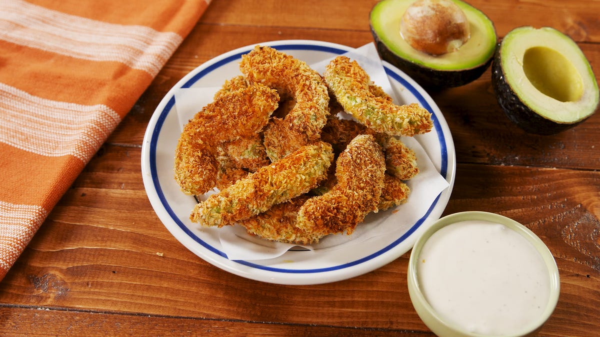 Avocado Fries {Air Fryer + Oven Baked} - FeelGoodFoodie