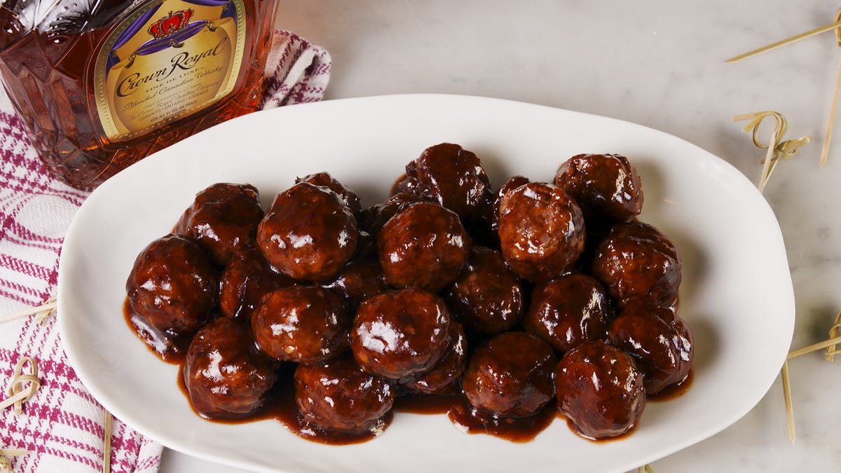 Video player poster image preview for Crown Royal Meatballs