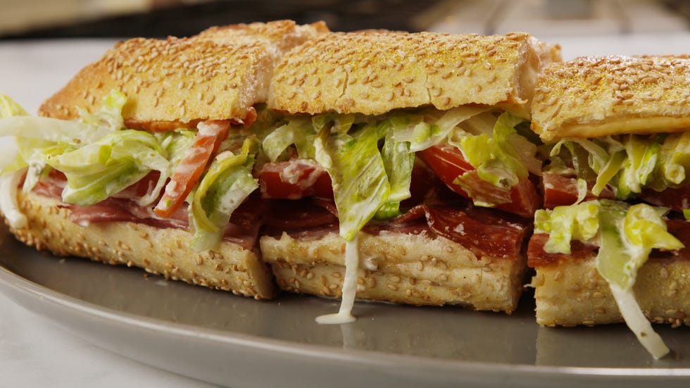 grinder salad sandwich