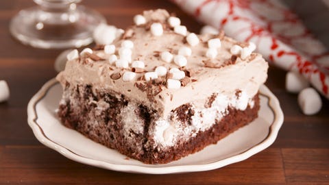 Best Hot Cocoa Poke Cake Recipe How To Make Hot Cocoa Poke Cake