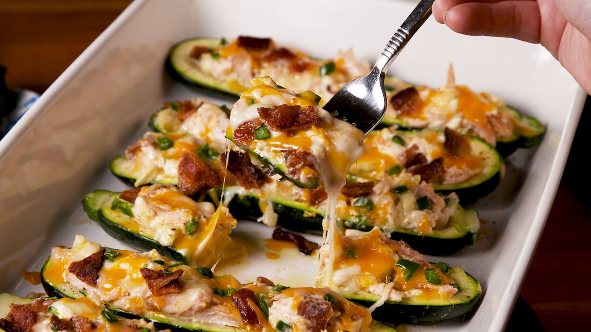 preview for Turn Jalapeño Poppers Into Zucchini Boats