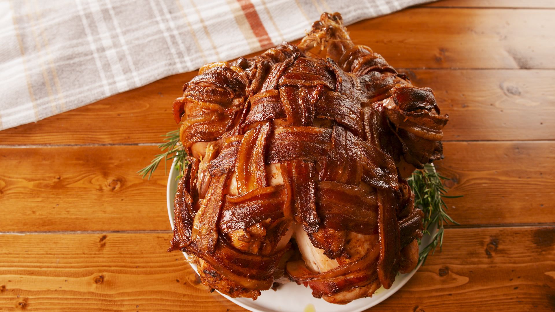 Image result for bacon wrapped turkey
