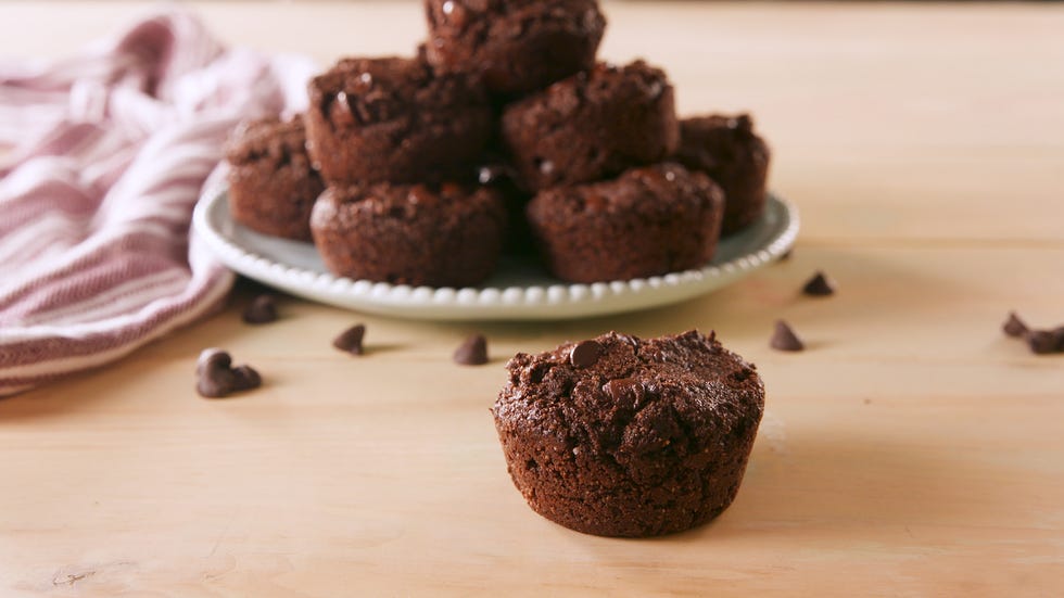 keto double chocolate muffins