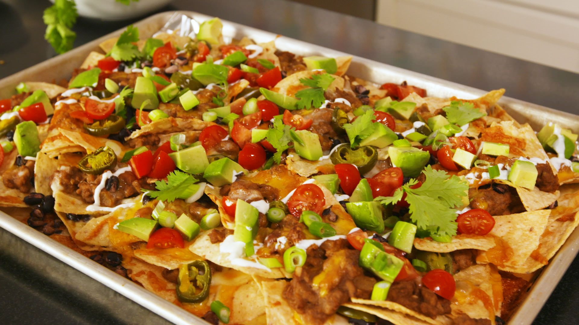 Best Nachos Supreme Recipe How To Make Easy Loaded Nachos At Home