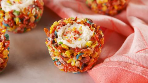 preview for Mini Fruity Pebbles Cheesecakes = Your Childhood Dreams Come True