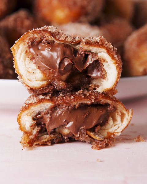 Nutella Stuffed Pretzel Bites - Delish.com