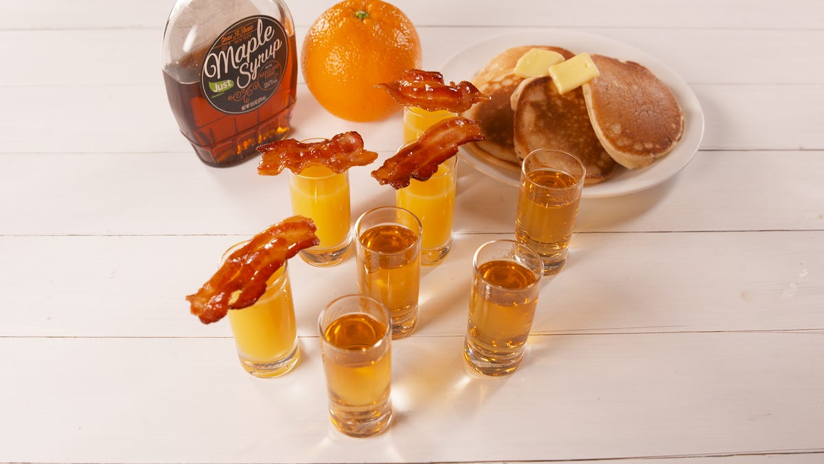 preview for These Pancake Shots Taste Just Like Breakfast