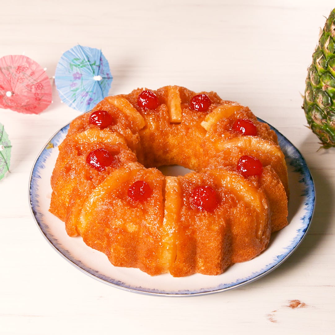 Best Pineapple Upside Down Bundt Cake Recipe - How to Make