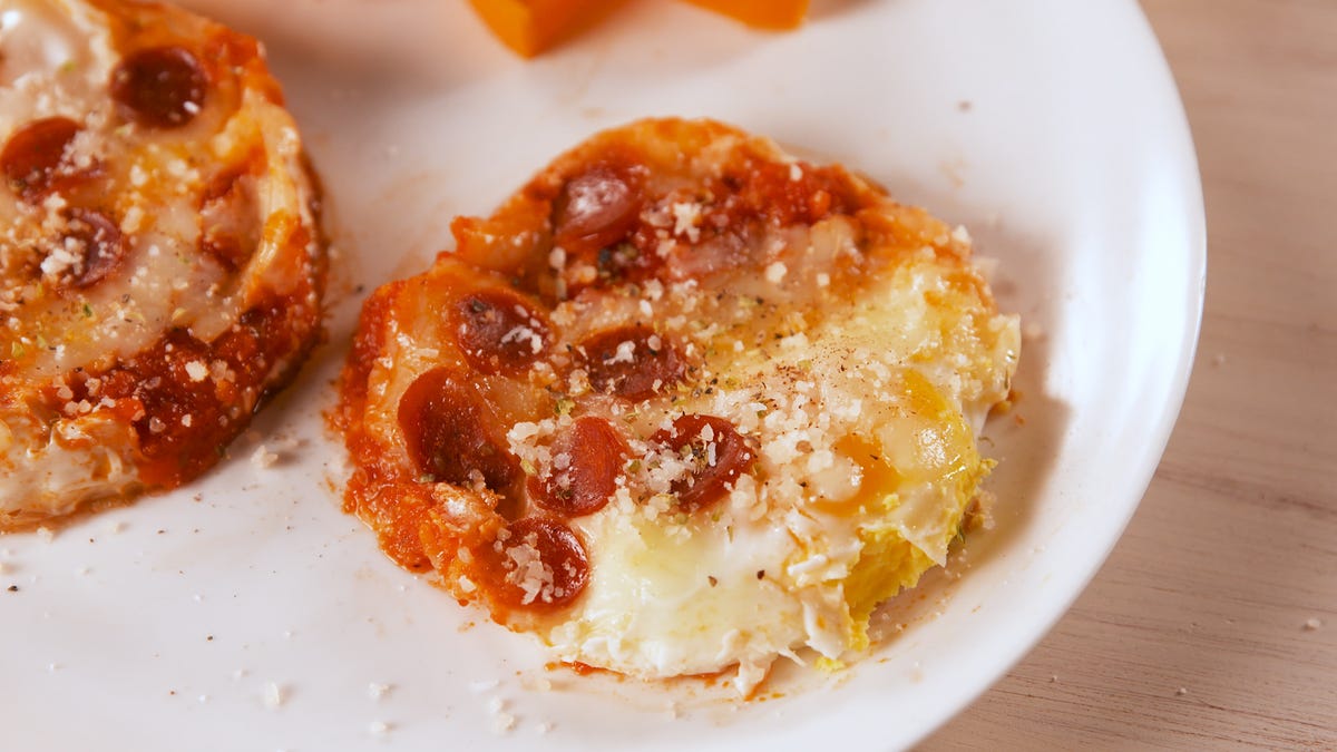 preview for Have Dinner For Breakfast With These Pizza Eggs